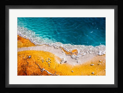 Framed Grand Prismatic Spring, Yellowstone National Park, Wyoming Print