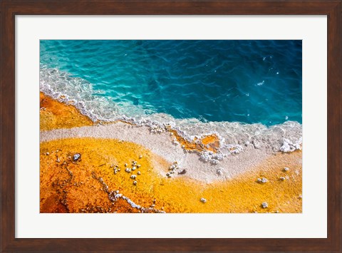 Framed Grand Prismatic Spring, Yellowstone National Park, Wyoming Print