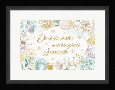 Framed Winter Coast I Print