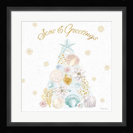 Framed Winter Coast V Print