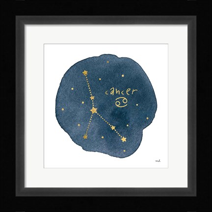 Framed Horoscope Cancer Print
