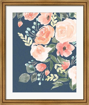 Framed Blooming Delight II Sage Print