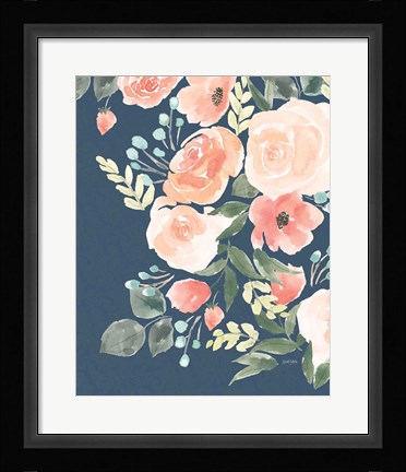 Framed Blooming Delight II Sage Print