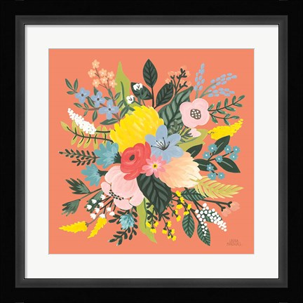Framed Wild Garden VIII Print