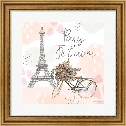 Framed Sweet Paris II Print