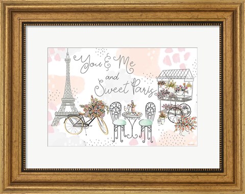 Framed Sweet Paris I Print