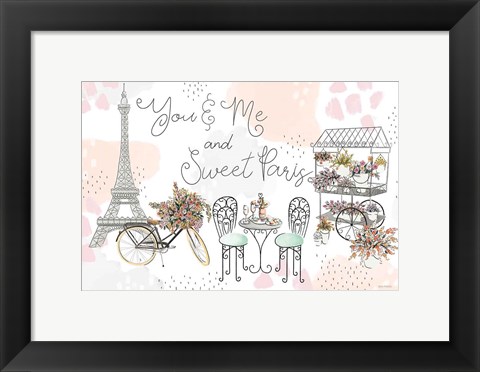 Framed Sweet Paris I Print
