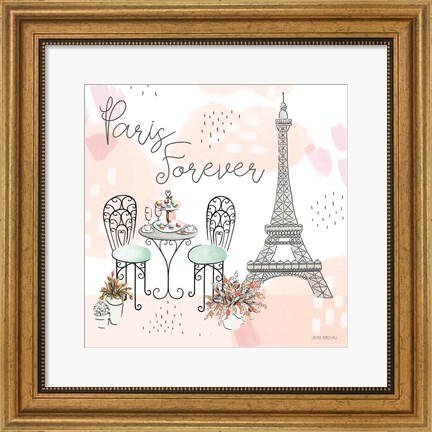 Framed Sweet Paris III Print