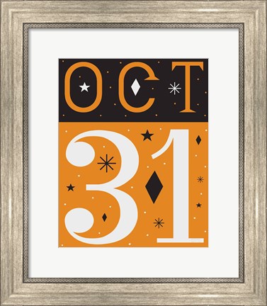 Framed Festive Fright October 31 I Print