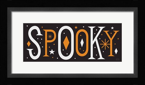 Framed Festive Fright Spooky Print