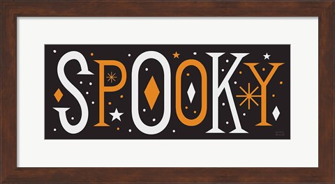 Framed Festive Fright Spooky Print