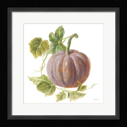 Framed Floursack Autumn VII on White Print