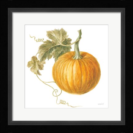 Framed Floursack Autumn VI on White Print