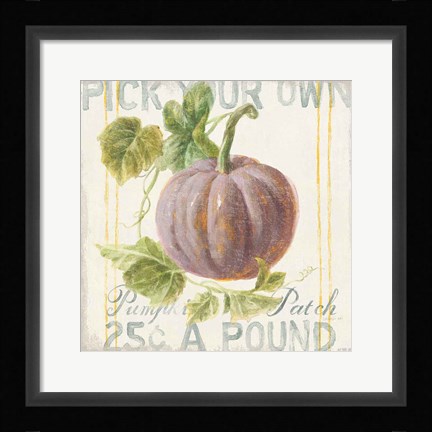 Framed Floursack Autumn VII Print
