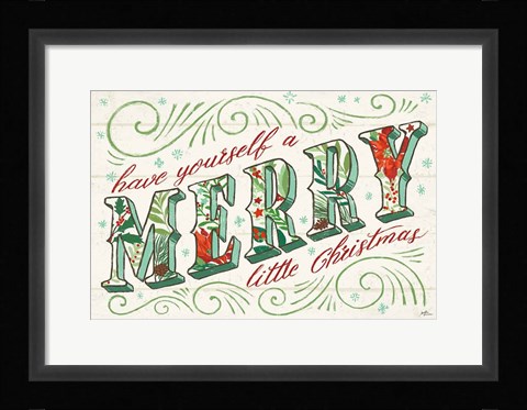 Framed Holiday Joy I Print
