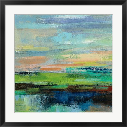 Framed Delmar Sunset II Print