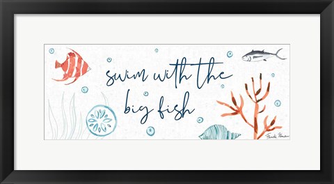 Framed Whale Tale VII Print