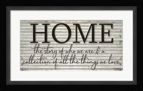 Framed Home Print