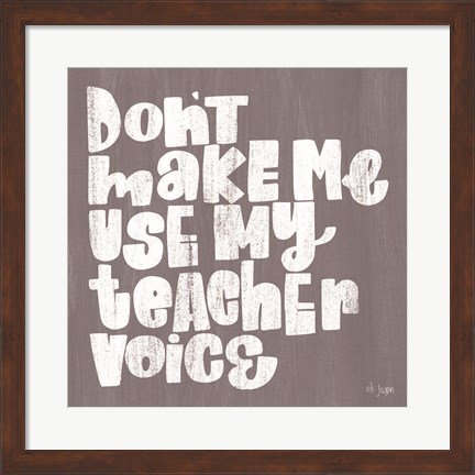 Framed My Teacher Voice Print