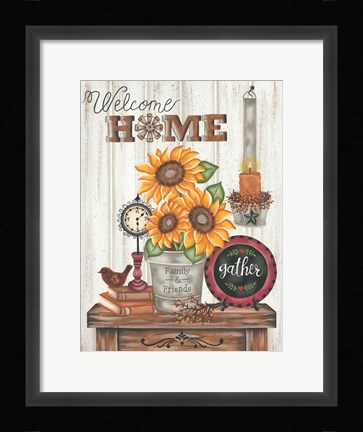 Framed Gather Family &amp; Friends Print