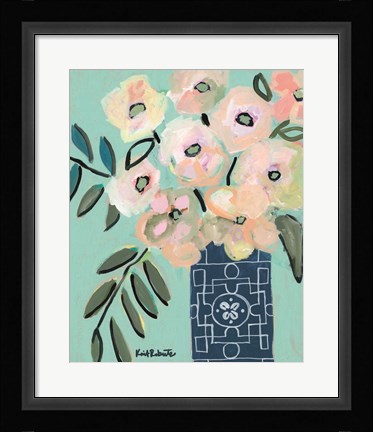 Framed Flowers for Patricia Print