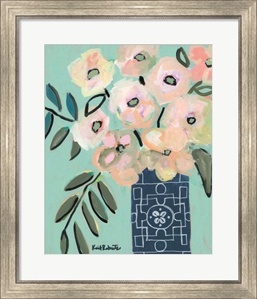 Framed Flowers for Patricia Print