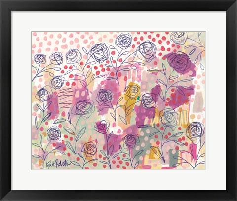 Framed I Didn&#39;t Promise You a Rose Garden Print