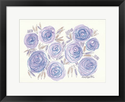 Framed Stay Off My Blue Suede Shoes Print