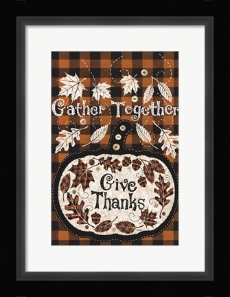 Framed Give Thanks Print
