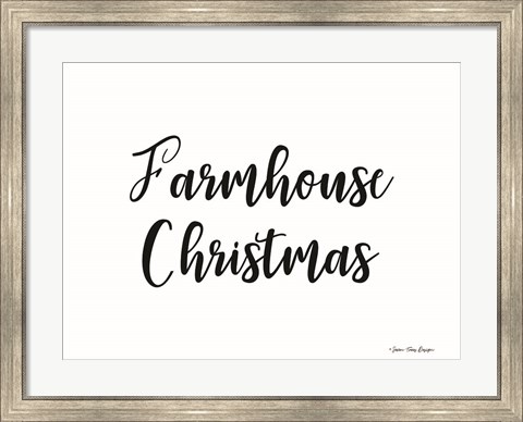 Framed Farmhouse Christmas Print