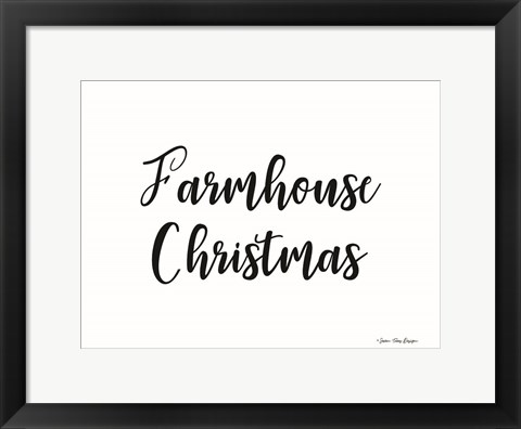 Framed Farmhouse Christmas Print