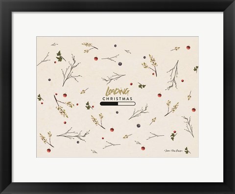Framed Loading Christmas Print