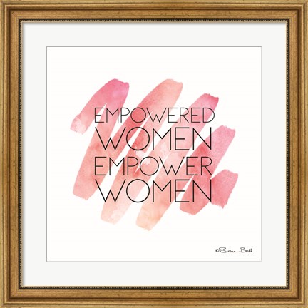 Framed Empowered Women Print