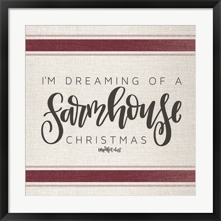 Framed Farmhouse Christmas Print