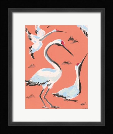 Framed Storks I Print