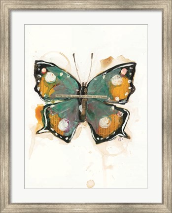 Framed Collage Butterfly Print