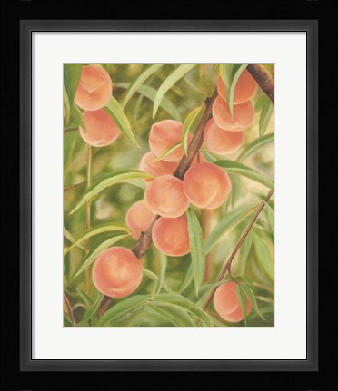 Framed Peach Perfect Print