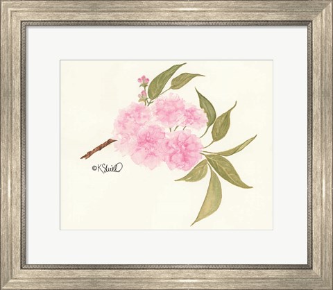 Framed Bashful Blossoms Print