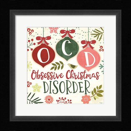 Framed OCD Print