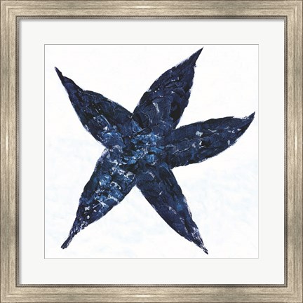 Framed Midnight Starfish Print