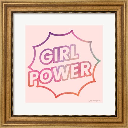 Framed Girl Power I Print