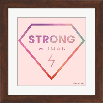 Framed Strong Woman Print