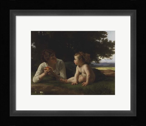 Framed Temptation, 1880 Print