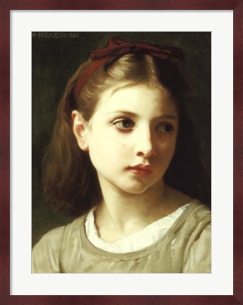 Framed Une Petite Fille, 1886 Print