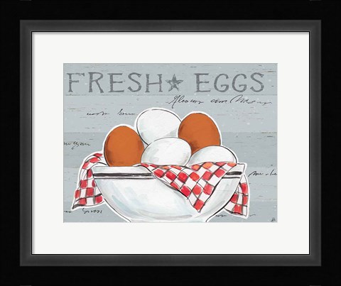 Framed Roosters Call IV Print