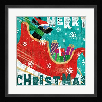 Framed Merry Making III Print