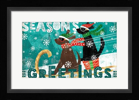 Framed Merry Making II Print