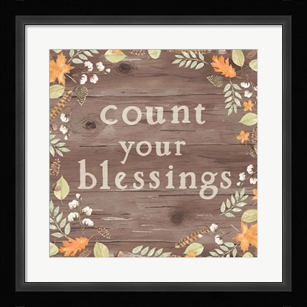 Framed Autumn Offerings I Dark Blessings Print