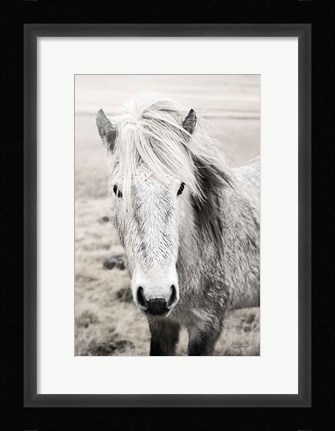 Framed Heida II BW Print