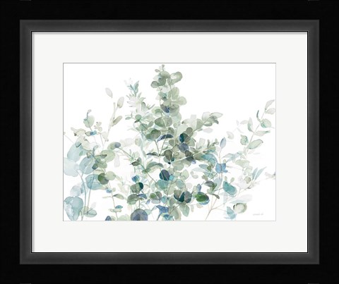 Framed Eucalyptus I Cool Print